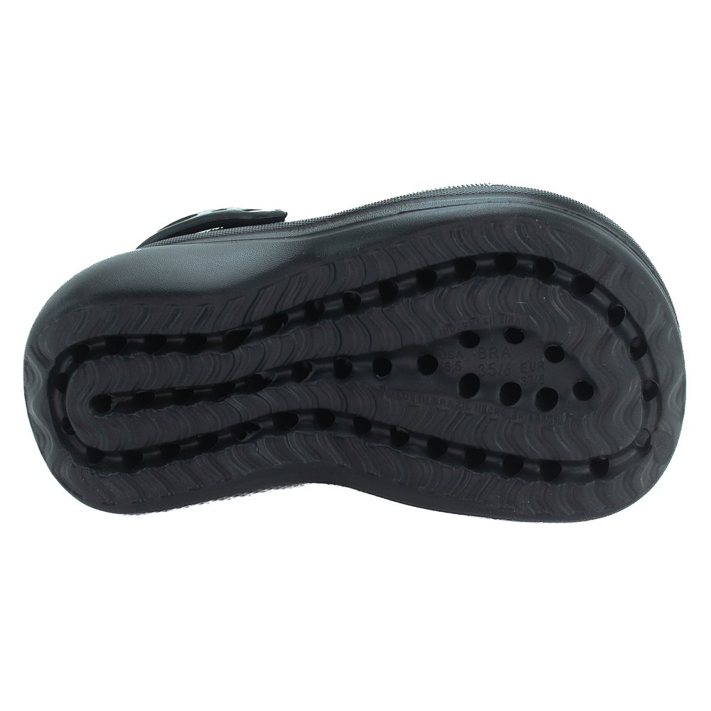 Babuche Feminino Scaleno BA272 - Preto Preto 4