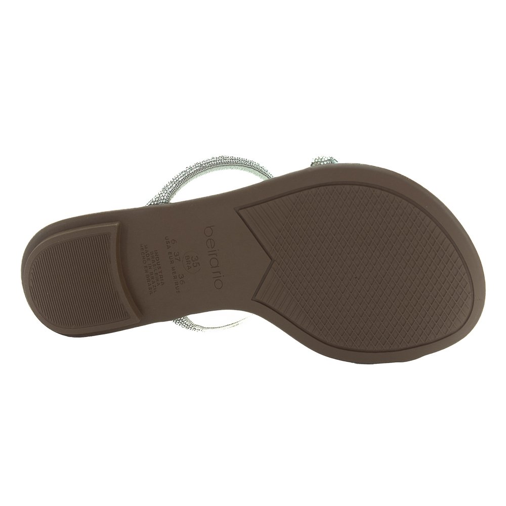 Rasteira Feminina Beira Rio 8384.771 - Prata Prata 4