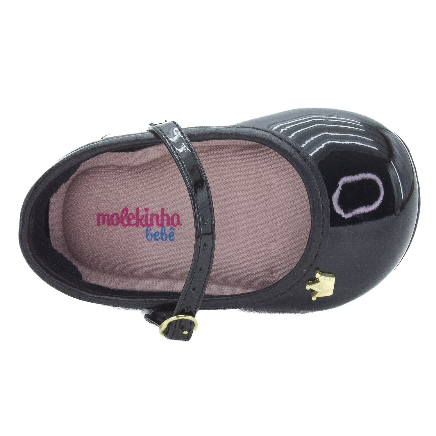 Sapatilha Infantil Menina Molekinha 2106.1041 - Preto Preto 5