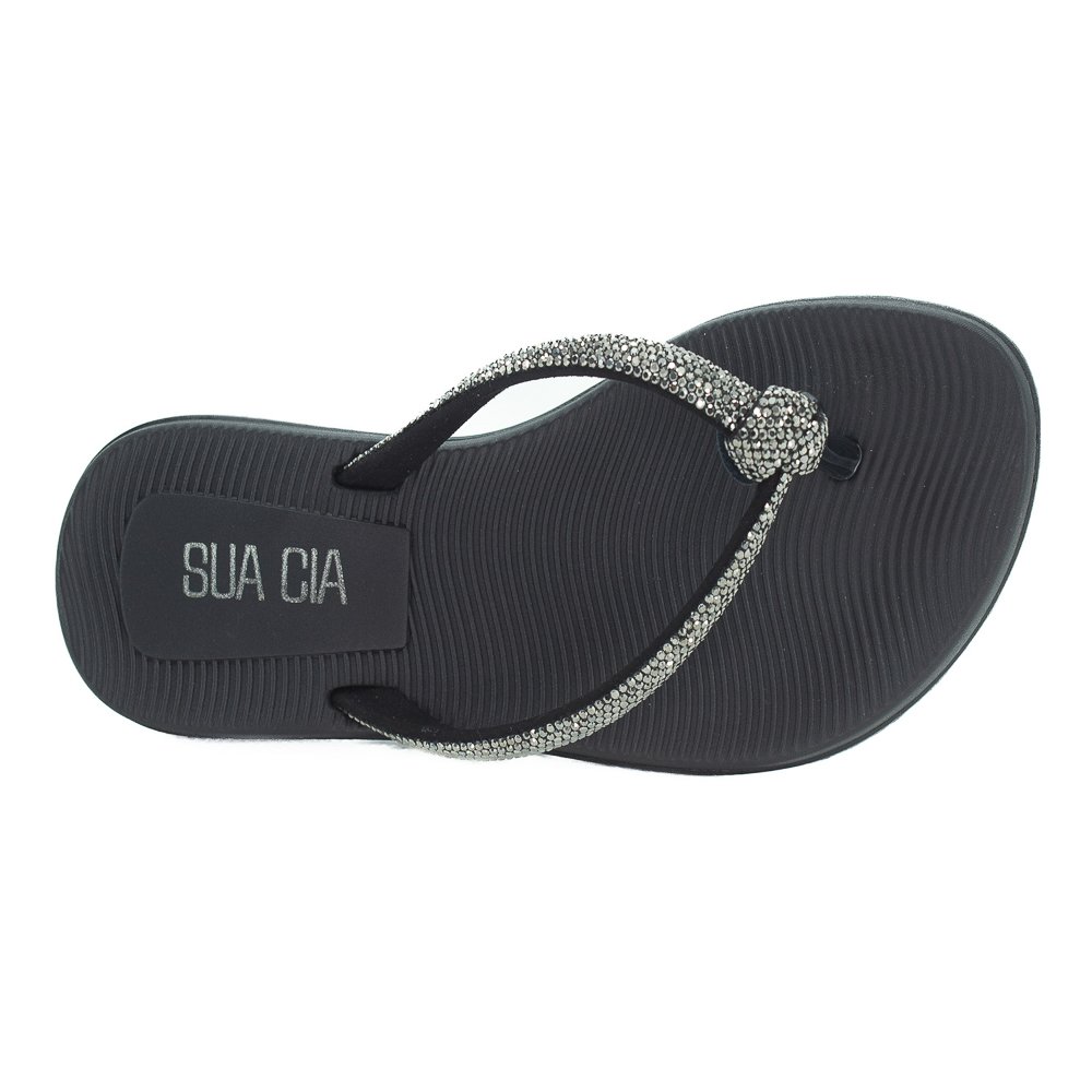 Chinelo Feminino Sua Cia 8346.15387 - Preto Preto 5
