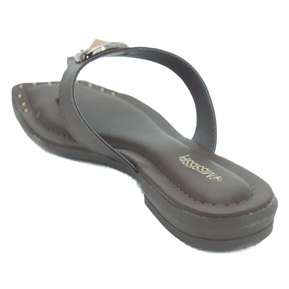 Chinelo Feminino Mississipi MF322 - Marrom Marrom 3