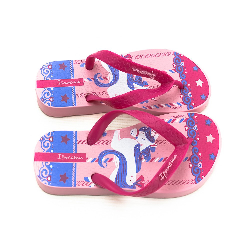 Chinelo Infantil Menina Ipanema Fantasia - Rosa