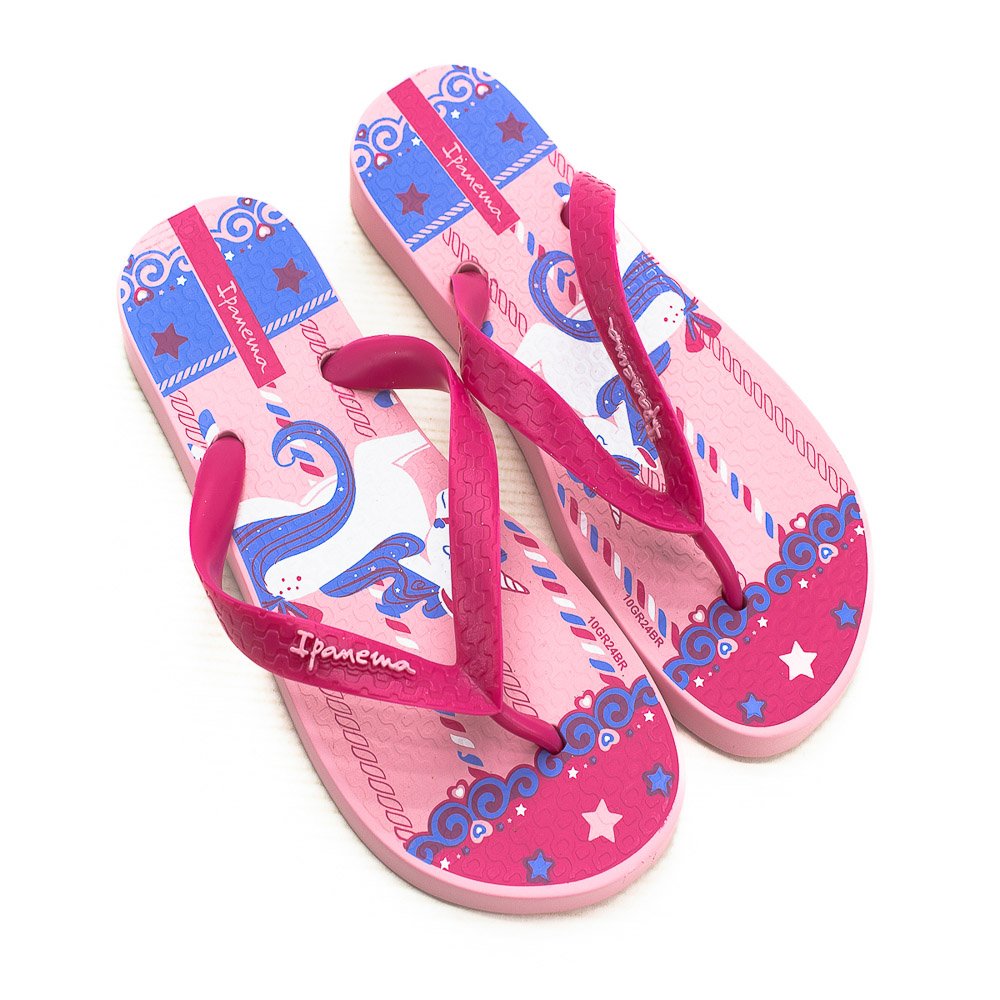 Chinelo Infantil Menina Ipanema Fantasia - Rosa Rosa 2