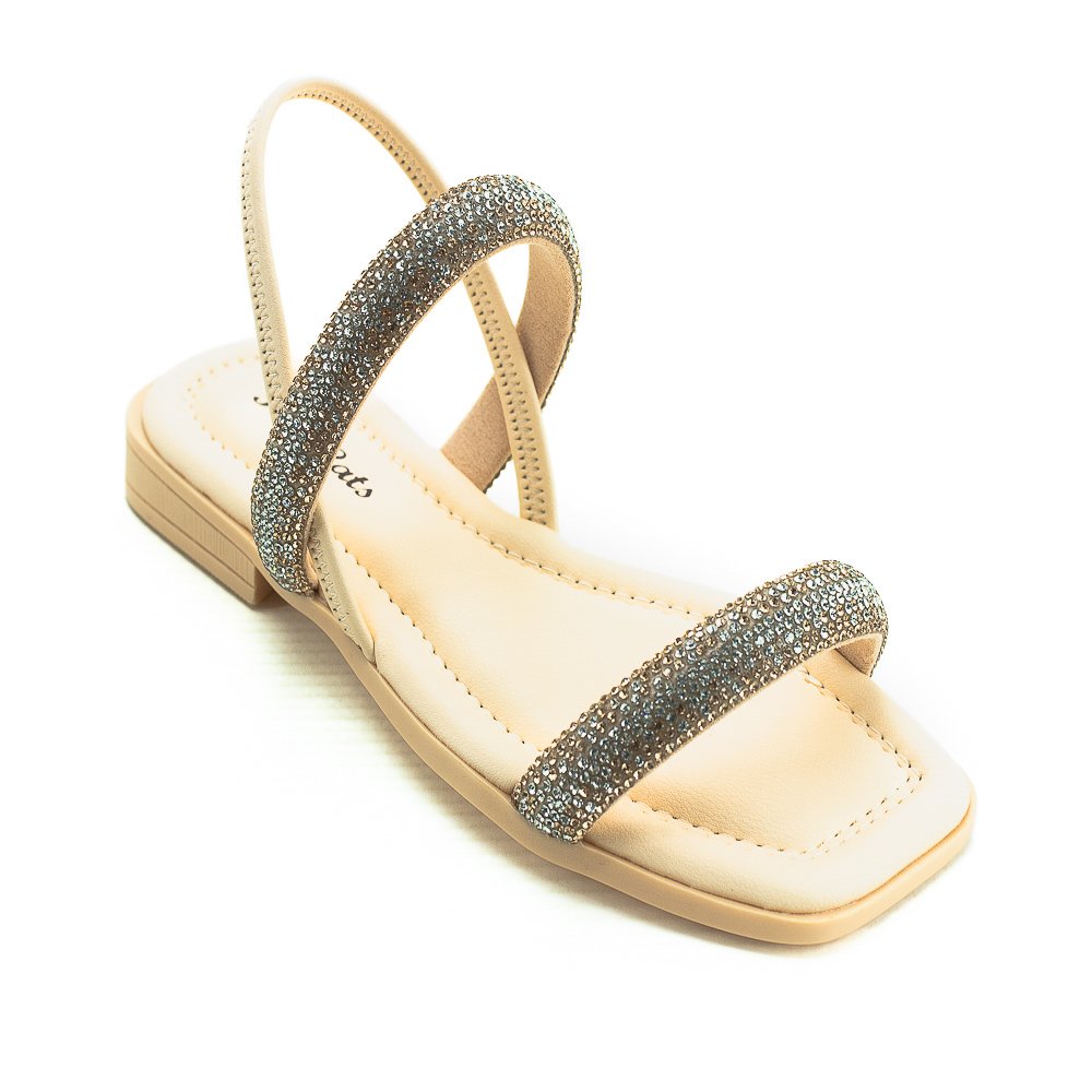 Sandália Infantil Menina Pink Cats V4662 - Nude Bege 2