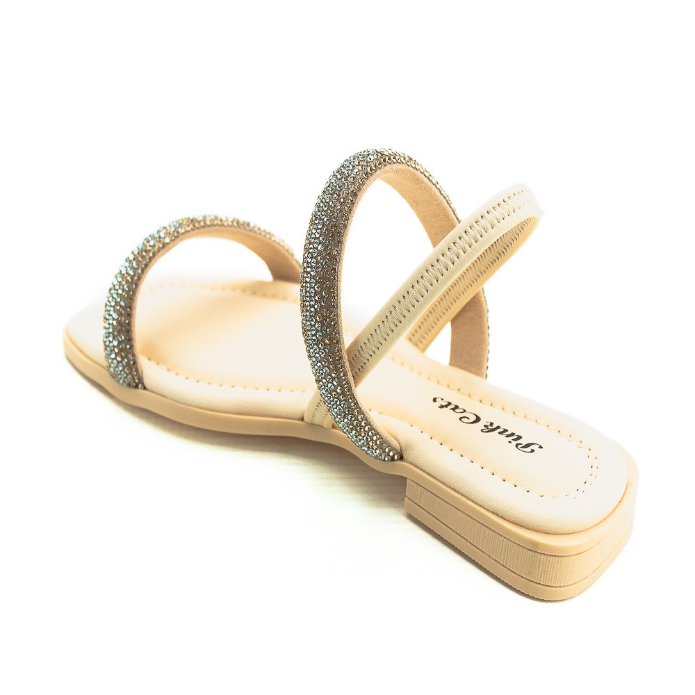 Sandália Infantil Menina Pink Cats V4662 - Nude Bege 3