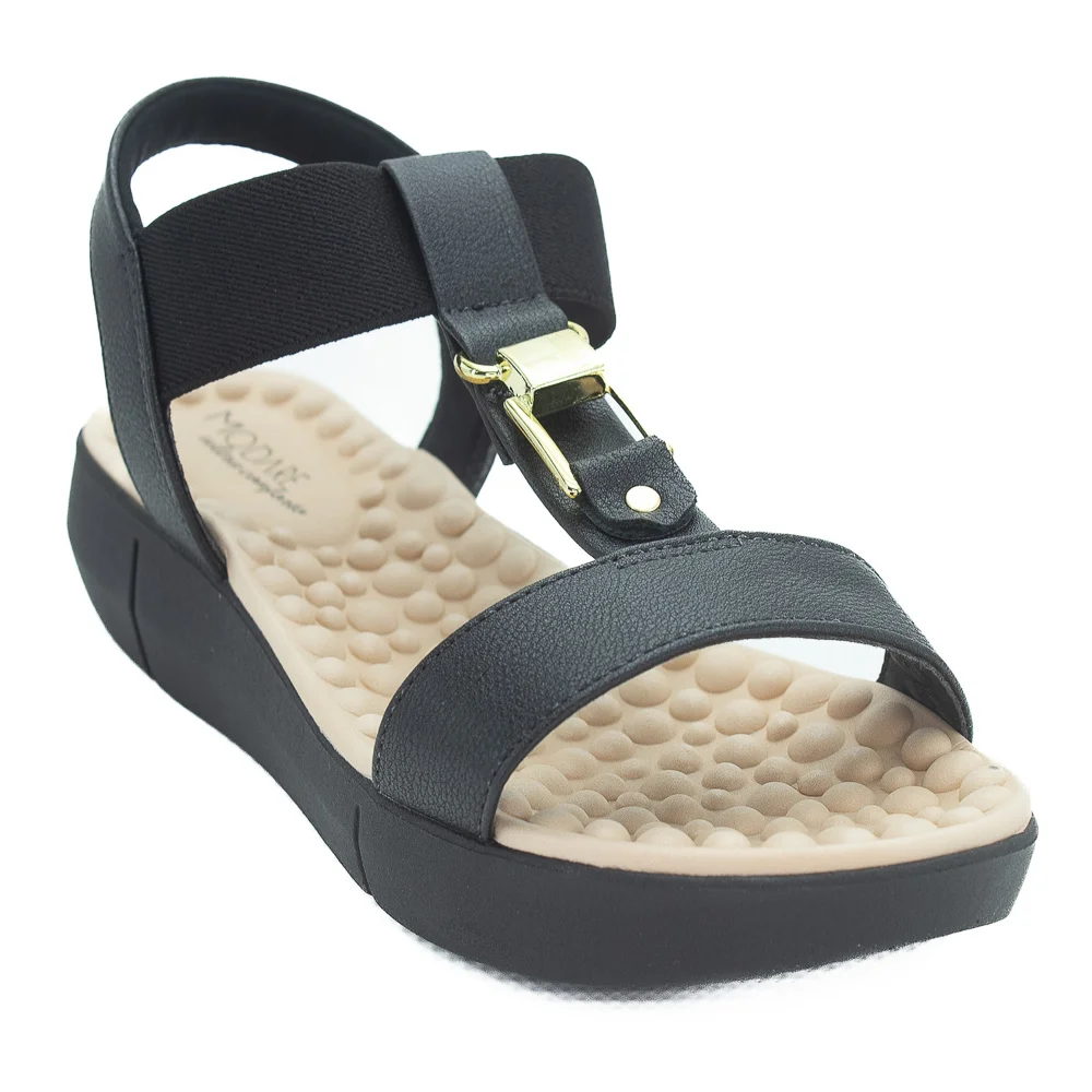 Sandália Feminina Modare 7142.139 - Preto Preto 2