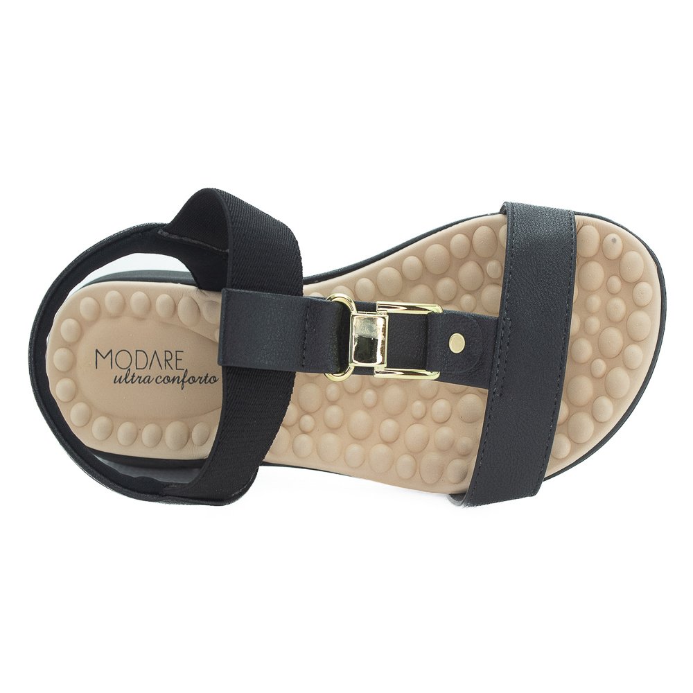 Sandália Feminina Modare 7142.139 - Preto Preto 5