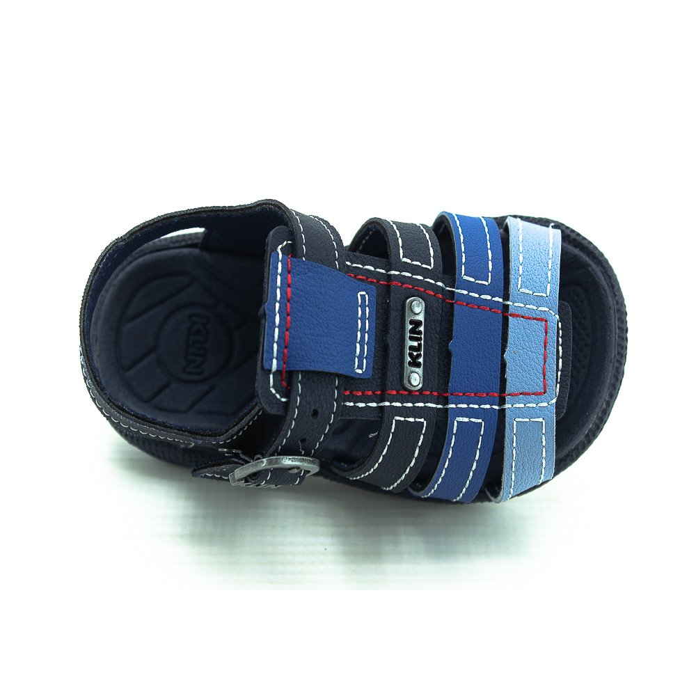 Sandália Infantil Menino Klin Tic Tac Casual - Marinho Azul 5