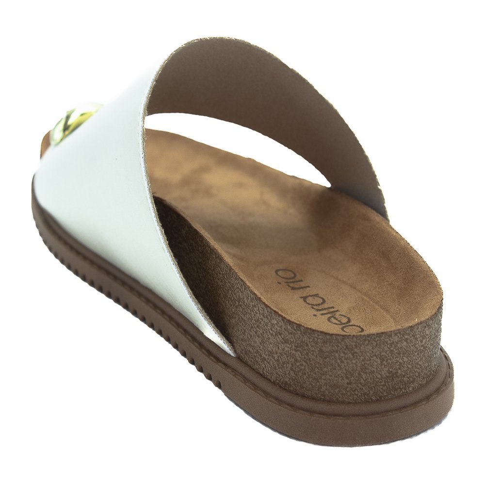 Papete Feminina Beira Rio 8524.110 - Branco Branco 3