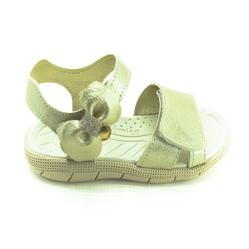 Sandália Infantil Menina Klin Tic Tac Casual - Dourado