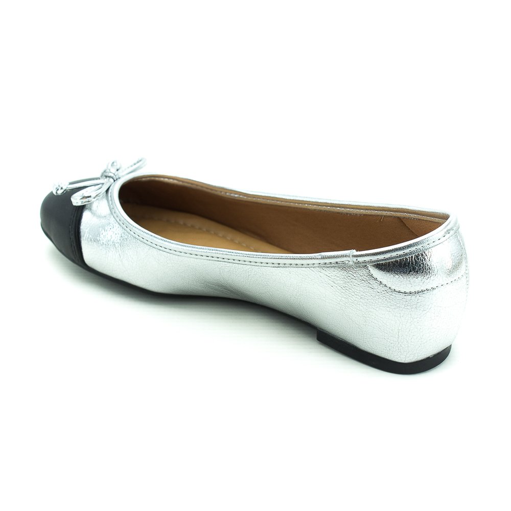 Sapatilha Feminina Vizzano 1432.100 - Prata E Preto Prata 3