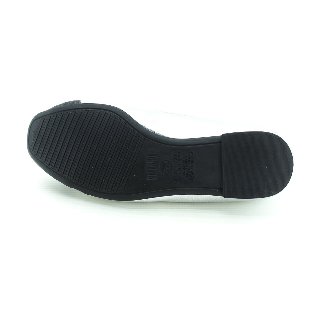 Sapatilha Feminina Vizzano 1432.100 - Prata E Preto Prata 4