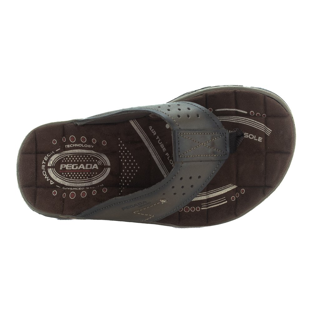 Chinelo Masculino Pegada 131663-03 - Marrom Marrom 5