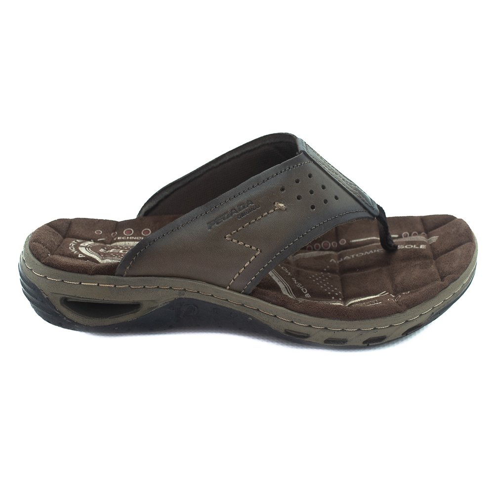 Chinelo Masculino Pegada 131663-03 - Marrom