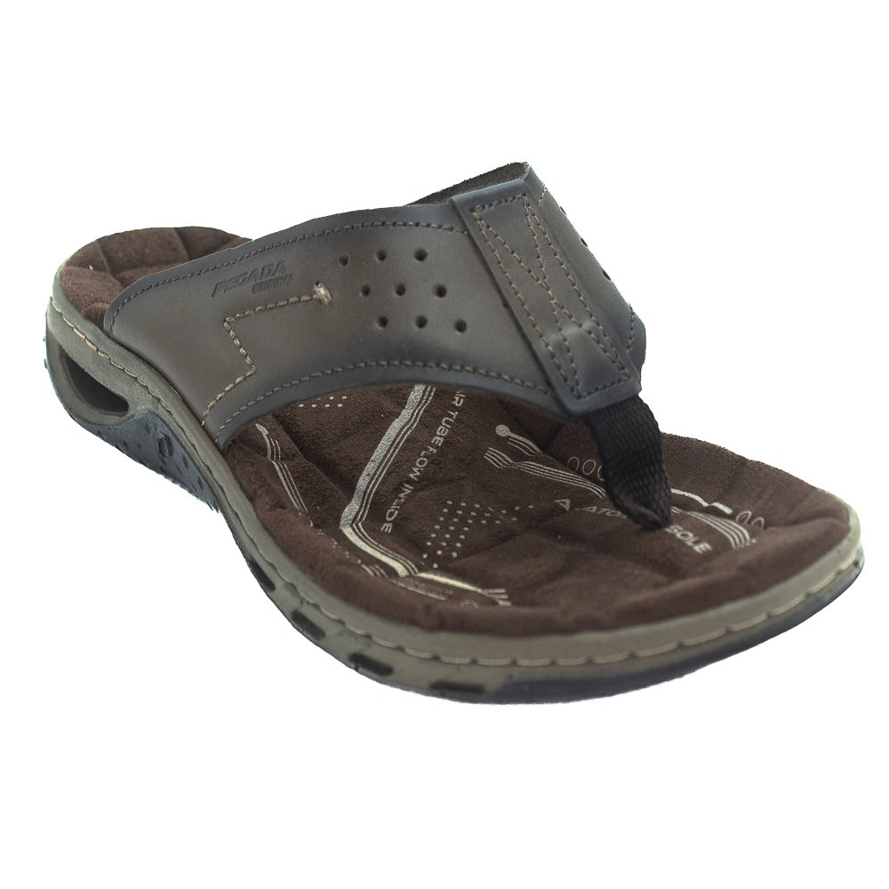 Chinelo Masculino Pegada 131663-03 - Marrom Marrom 2