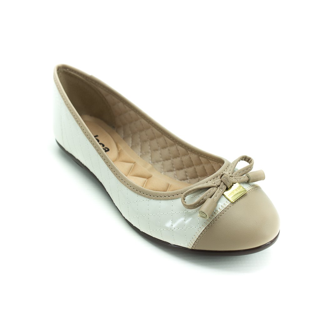 Sapatilha Feminina Moleca 5027.1407 - Branco Branco 2