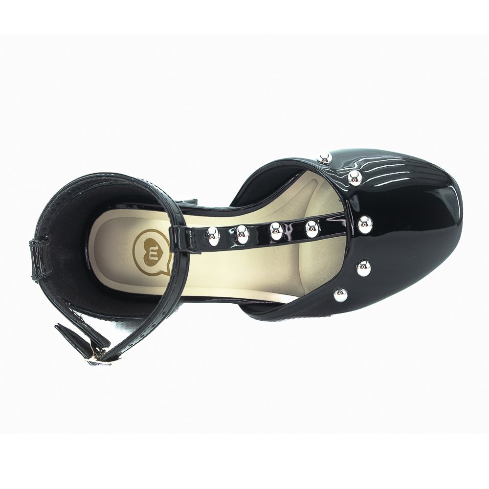 Sapato Infantil Menina Molekinha 2585.102 - Preto Preto 5