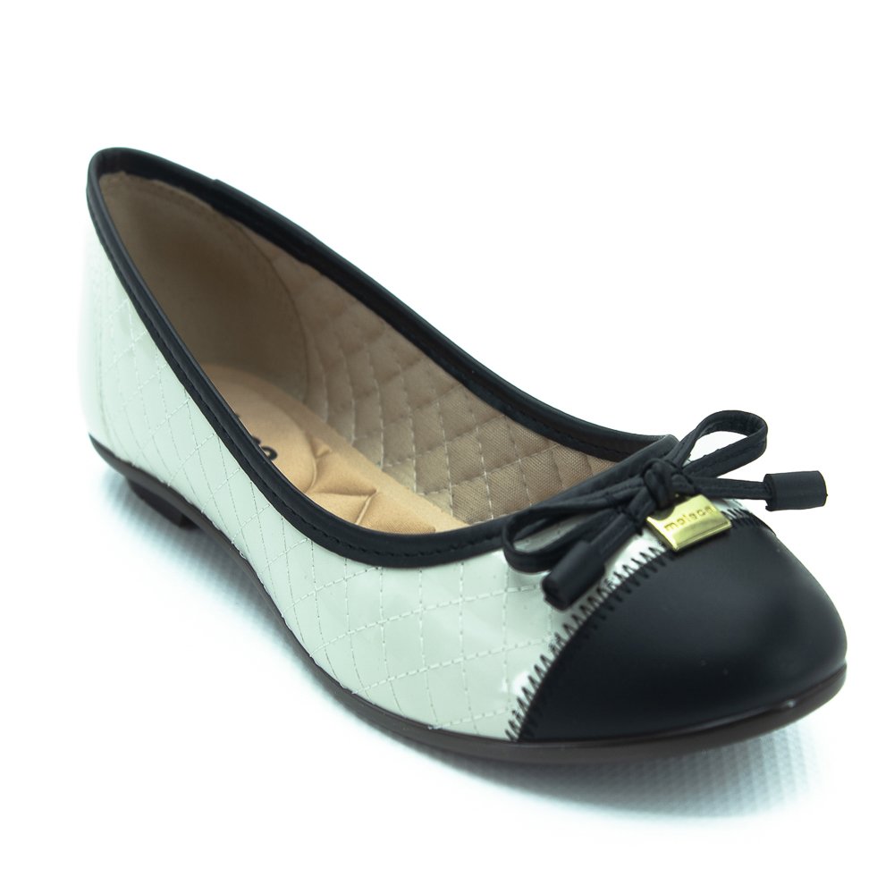 Sapatilha Feminina Moleca 5027.1407 - Branco Branco 2