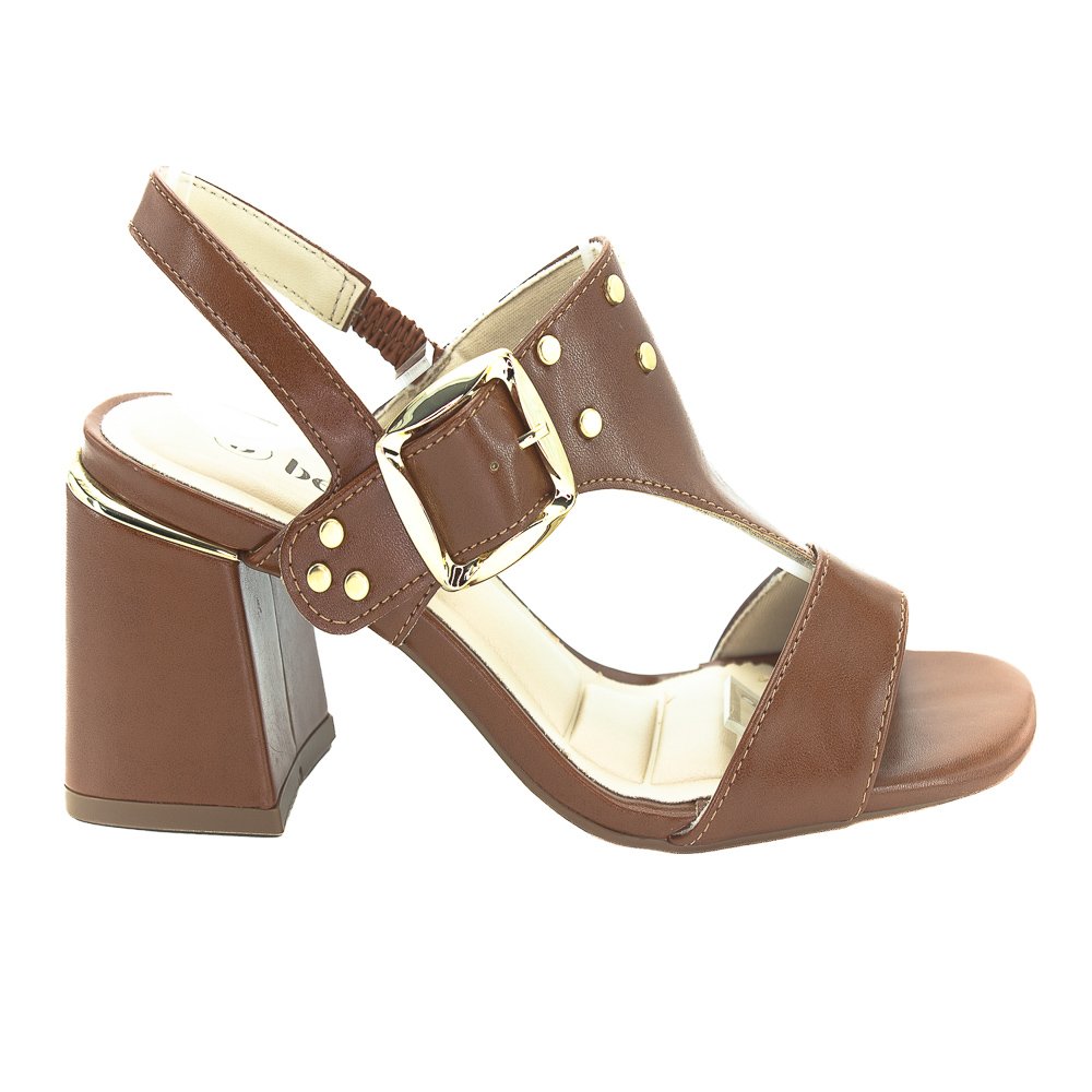 Sandália Feminina Bebecê T6011-202 - Marrom