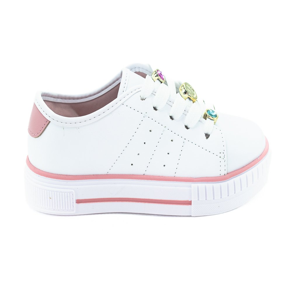 Tênis Infantil Menina Molekinha 2565.113 - Branco