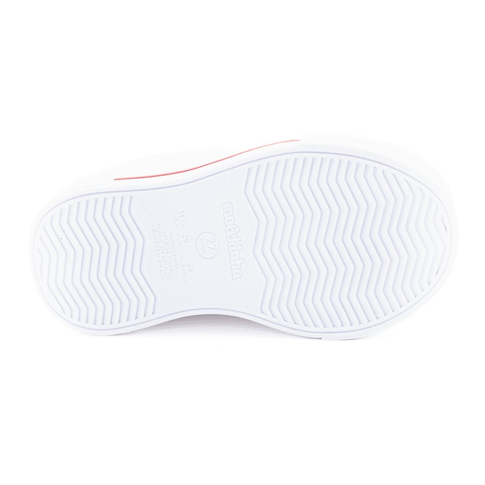 Tênis Infantil Menina Molekinha 2565.113 - Branco Branco 4