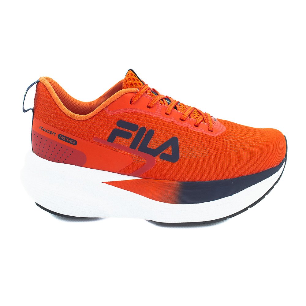 Tênis Masculino Fila Racer Fastpace - Laranja