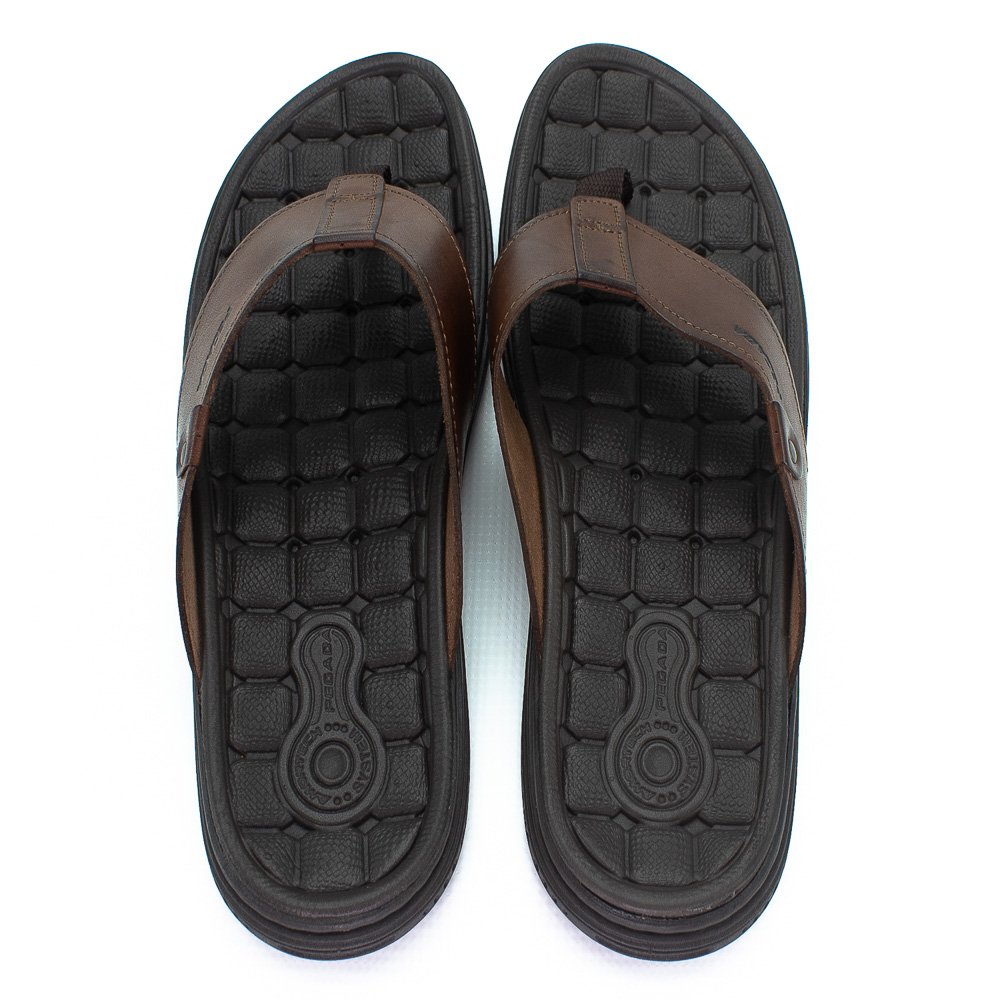 Chinelo Masculino Pegada 131281-01 - Marrom Marrom 3