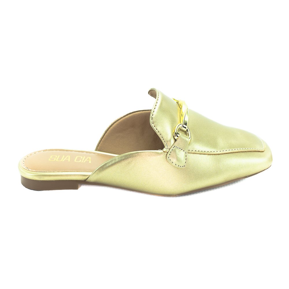 Mule Feminino Sua Cia 8214.15705 - Dourado