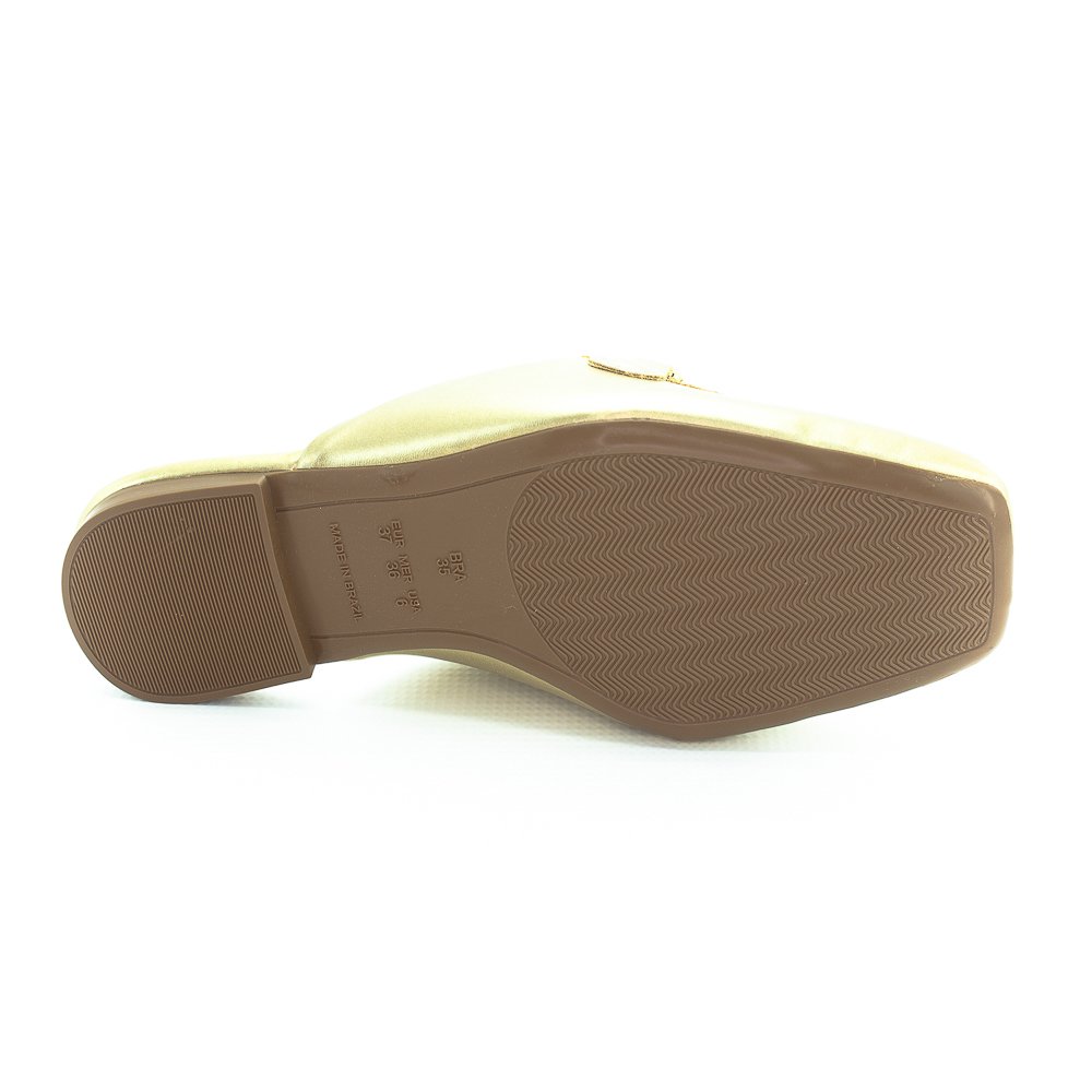 Mule Feminino Sua Cia 8214.15705 - Dourado Dourado 4