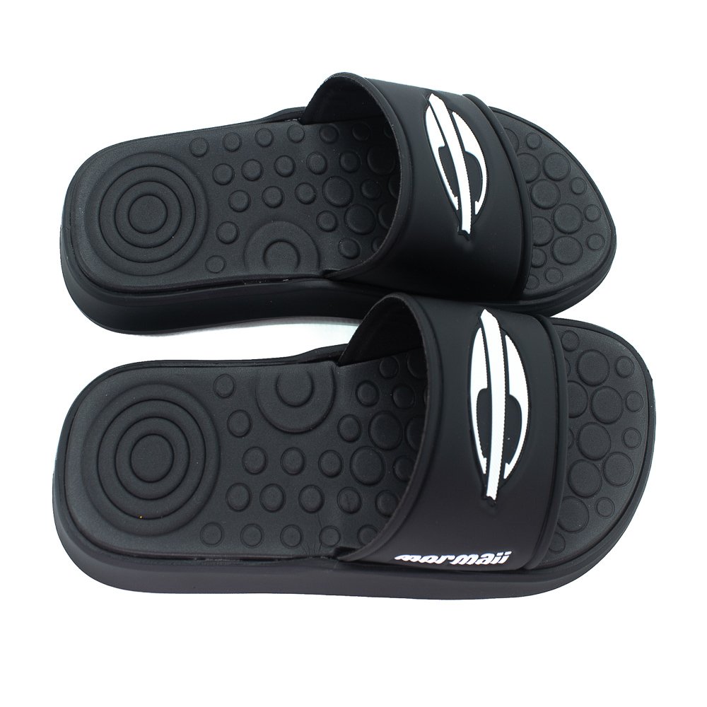 Chinelo Masculino Mormaii Quiver Pr - Preto Preto 2