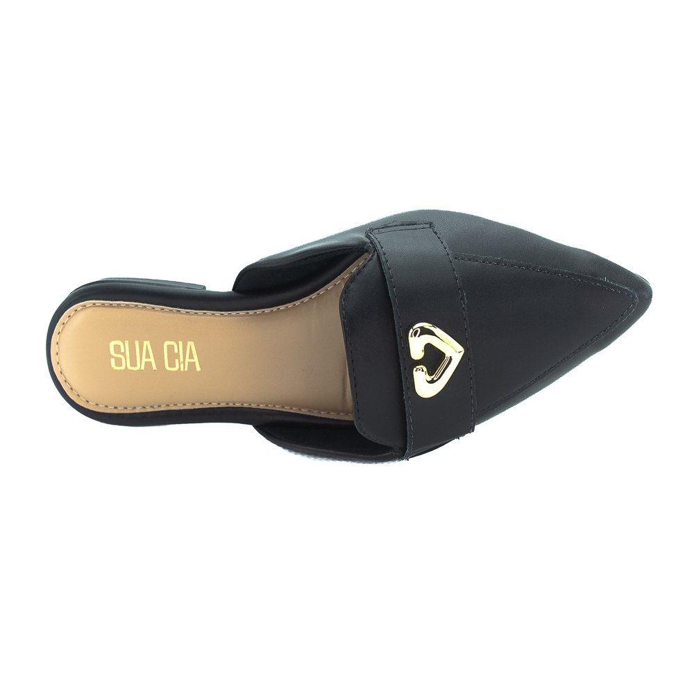 Mule Feminino Sua Cia 8189.16019 - Preto Preto 5