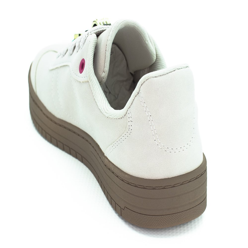 Tênis Feminino Dakota D0181.0001 - Off White Branco 3