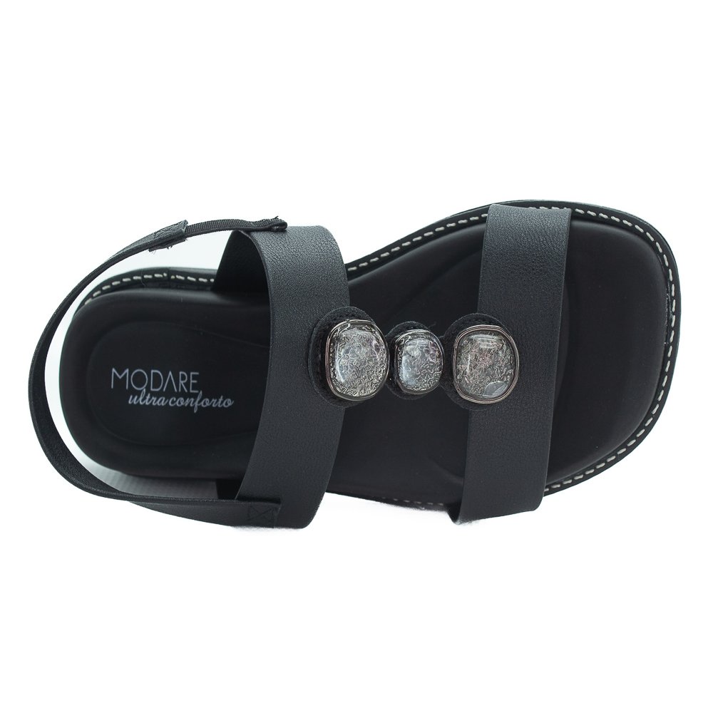Sandália Feminina Modare 7205.106 - Preto Preto 5