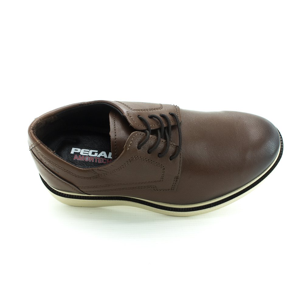 Sapato Casual Masculino Pegada 126101-04 - Marrom Marrom 5