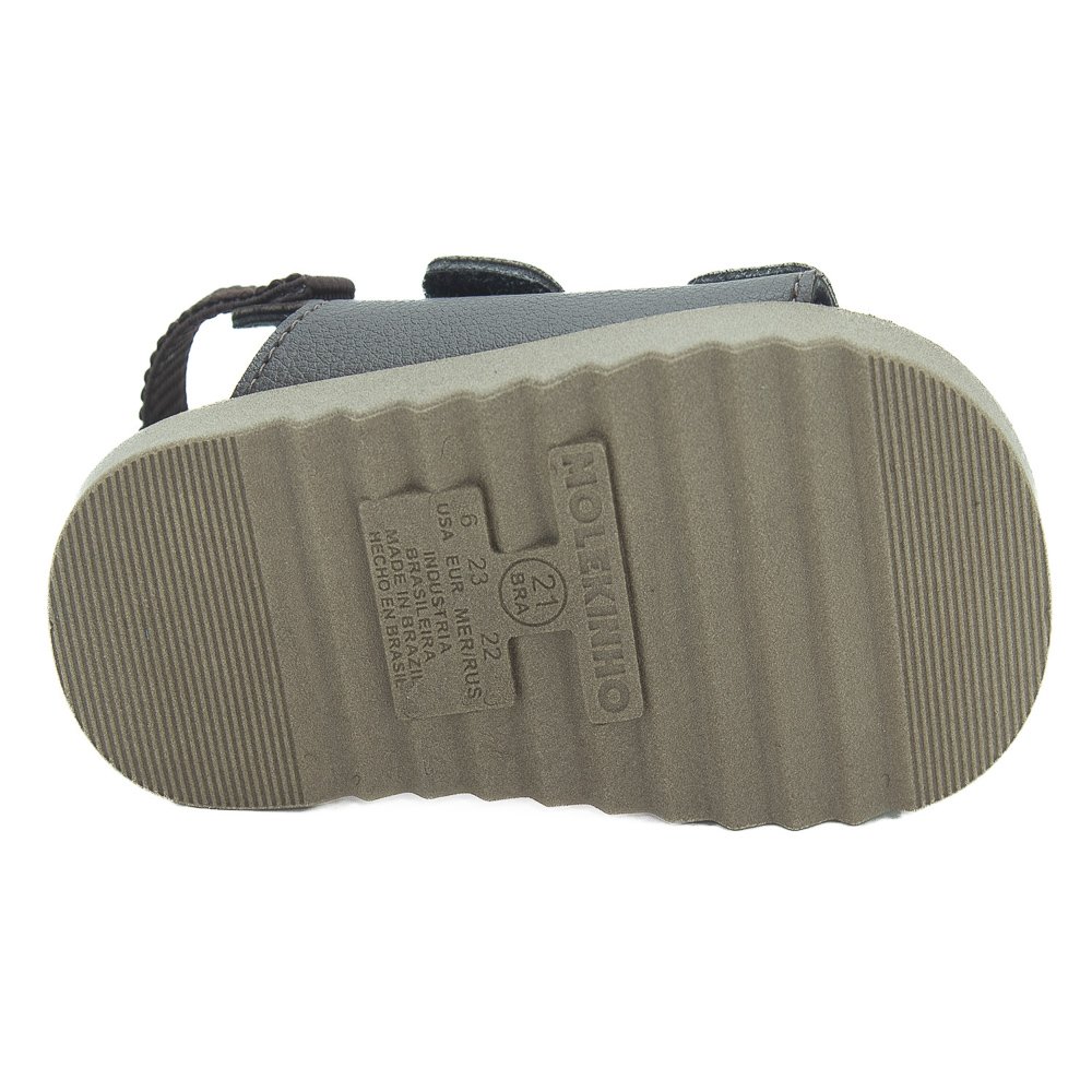 Sandália Infantil Menino Molekinho 2636.103 - Marrom Marrom 4