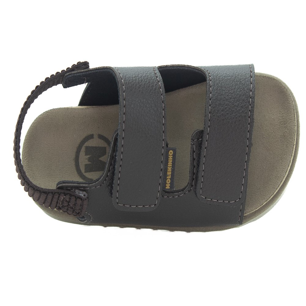 Sandália Infantil Menino Molekinho 2636.103 - Marrom Marrom 5