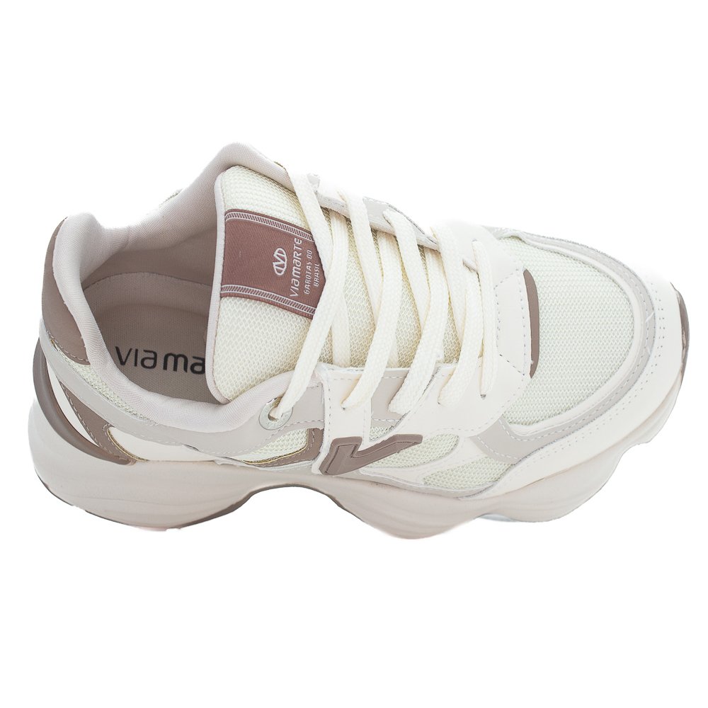 Tênis Feminino Via Marte 158-023-18 - Marrom Marrom 5