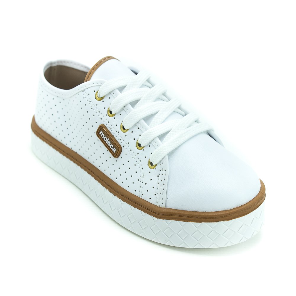Tênis Feminino Moleca 5712.205 - Branco Branco 2