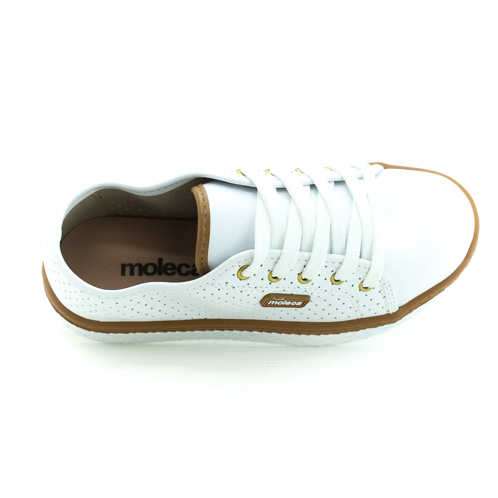 Tênis Feminino Moleca 5712.205 - Branco Branco 5