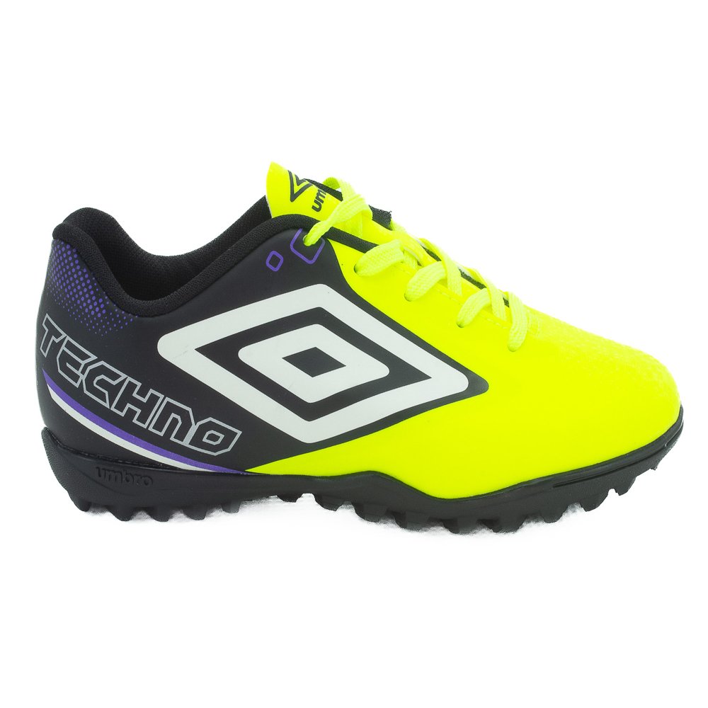 Chuteira Society Infantil Menino Umbro Techno II Jr - Amarelo