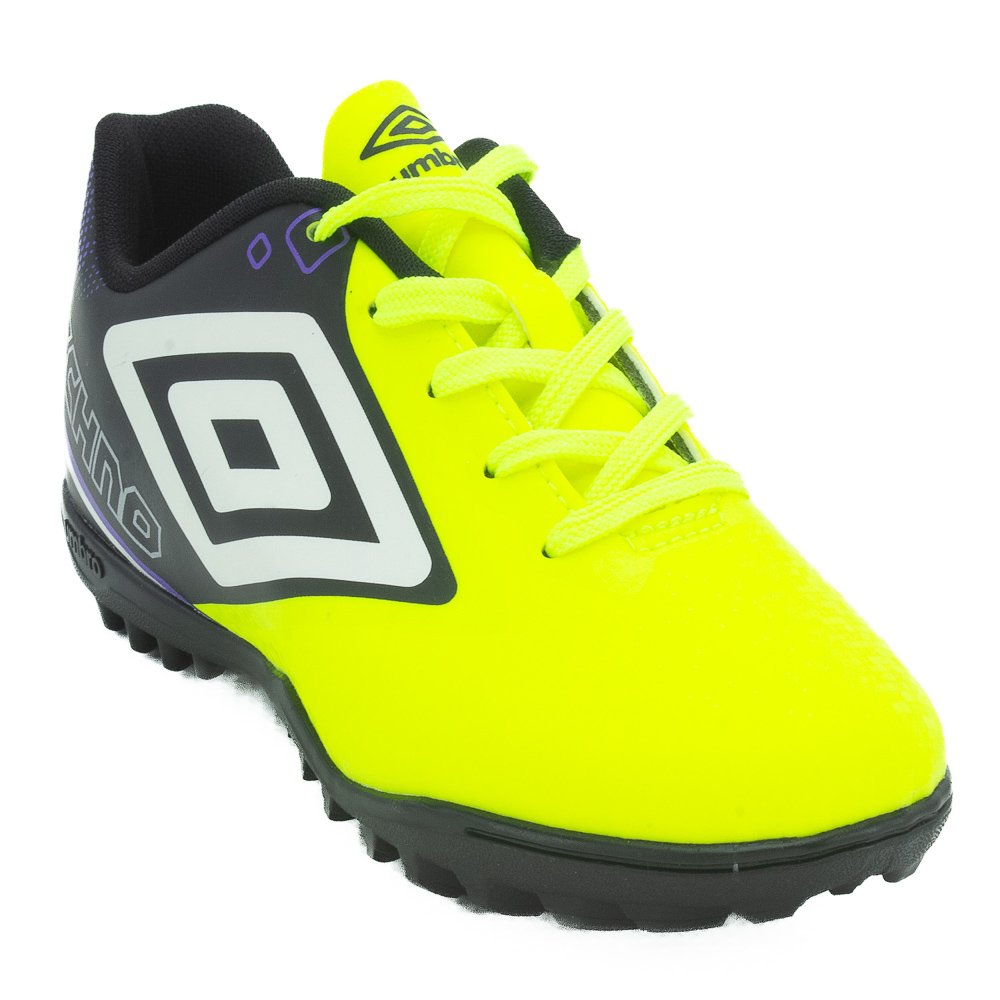 Chuteira Society Infantil Menino Umbro Techno II Jr - Amarelo Amarelo 2