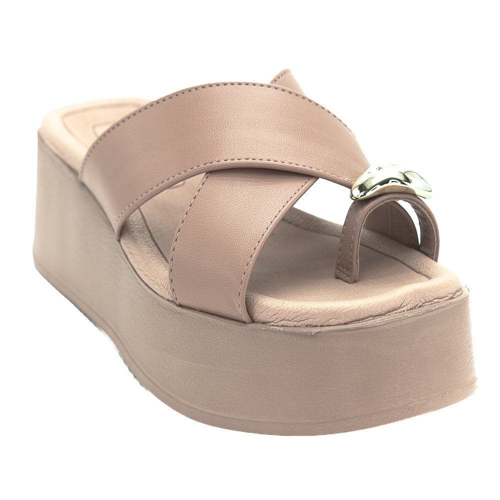 Tamanco Feminino Beira Rio 8530.114 - Nude Bege 2