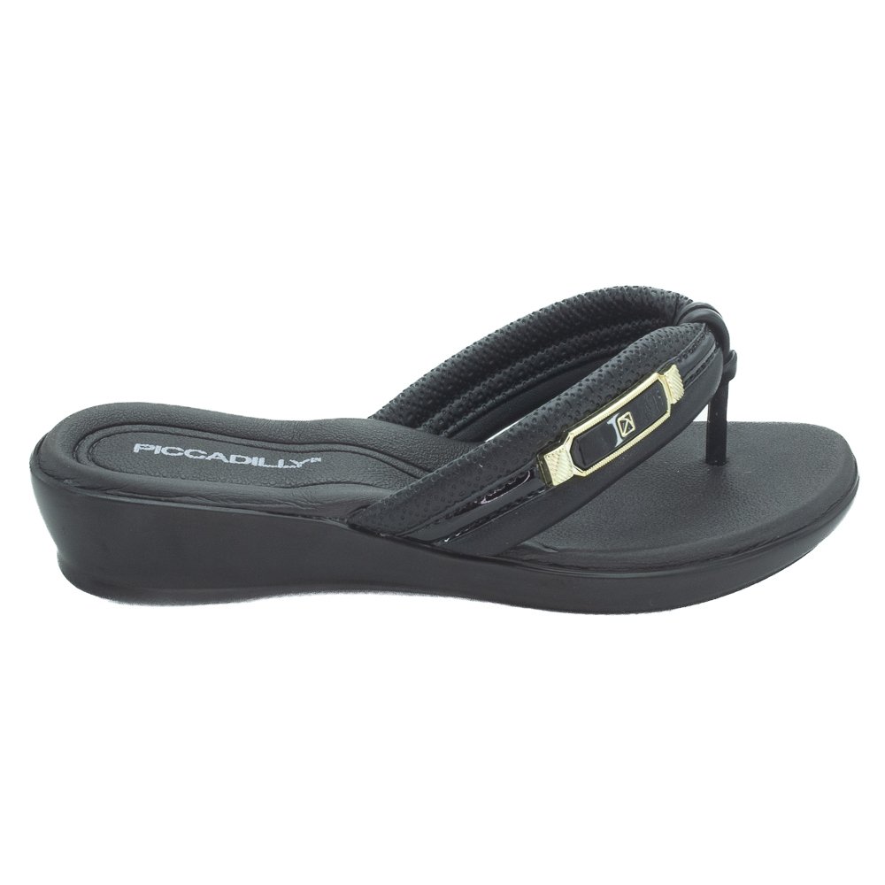 Chinelo Feminino Piccadilly 500411-10 - Preto