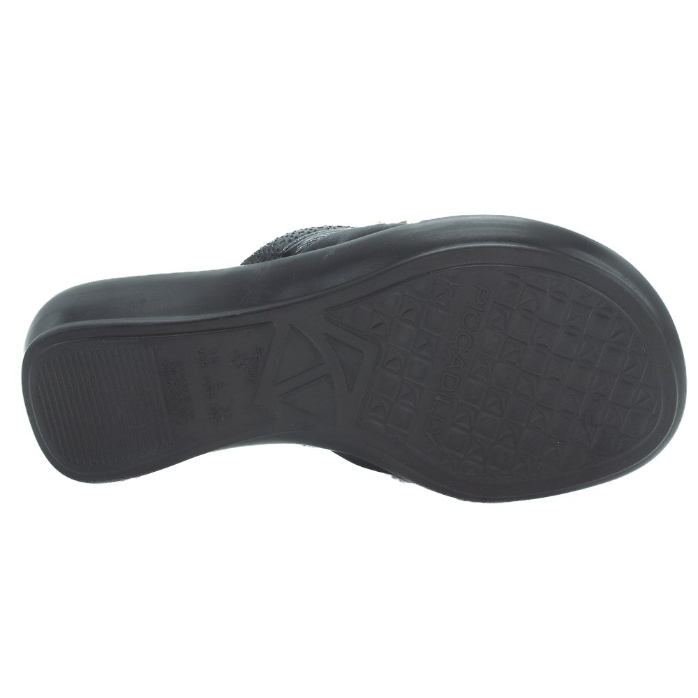 Chinelo Feminino Piccadilly 500411-10 - Preto Preto 4