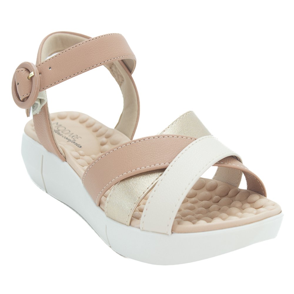 Sandália Feminina Modare 7142.124 - Nude Bege 2