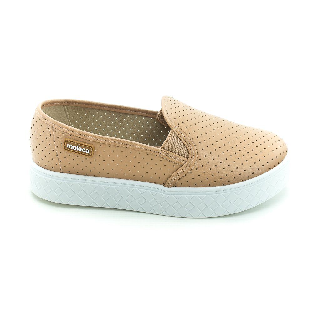 Tênis Feminino Moleca 5712.304 - Nude
