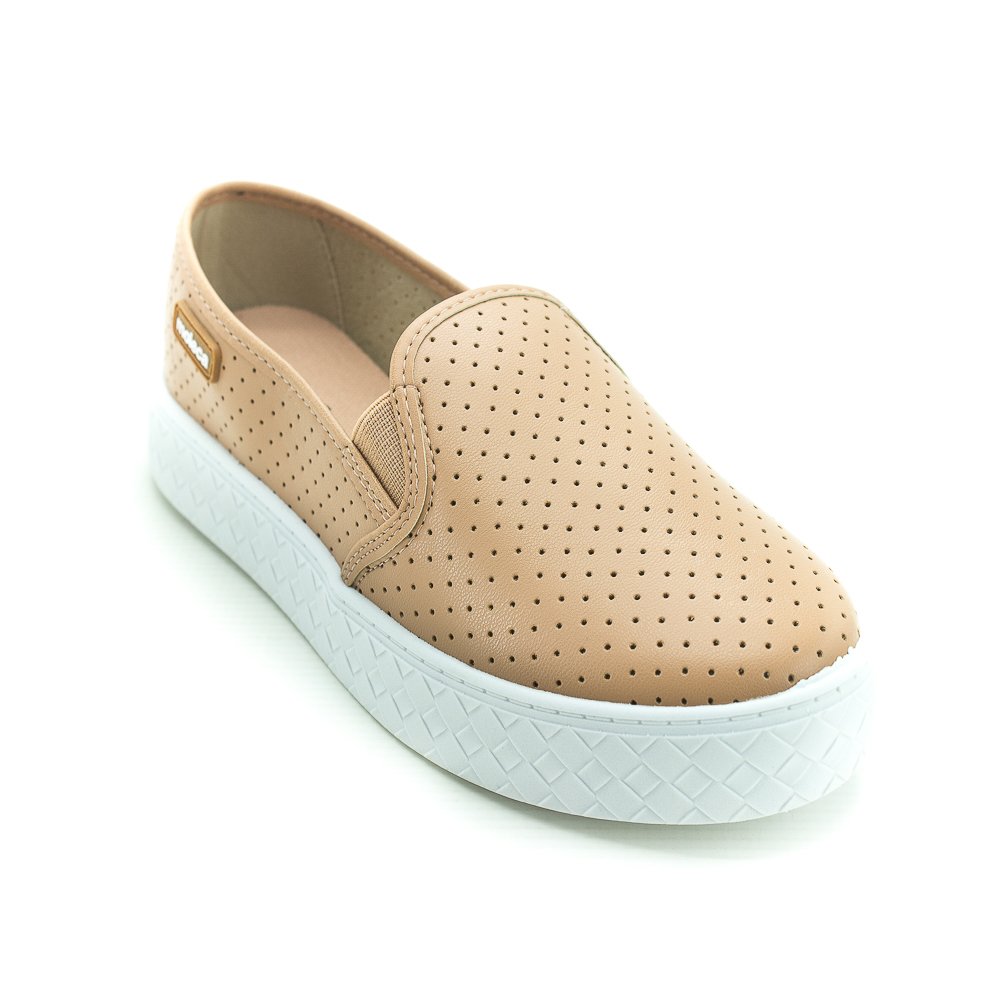 Tênis Feminino Moleca 5712.304 - Nude Bege 2