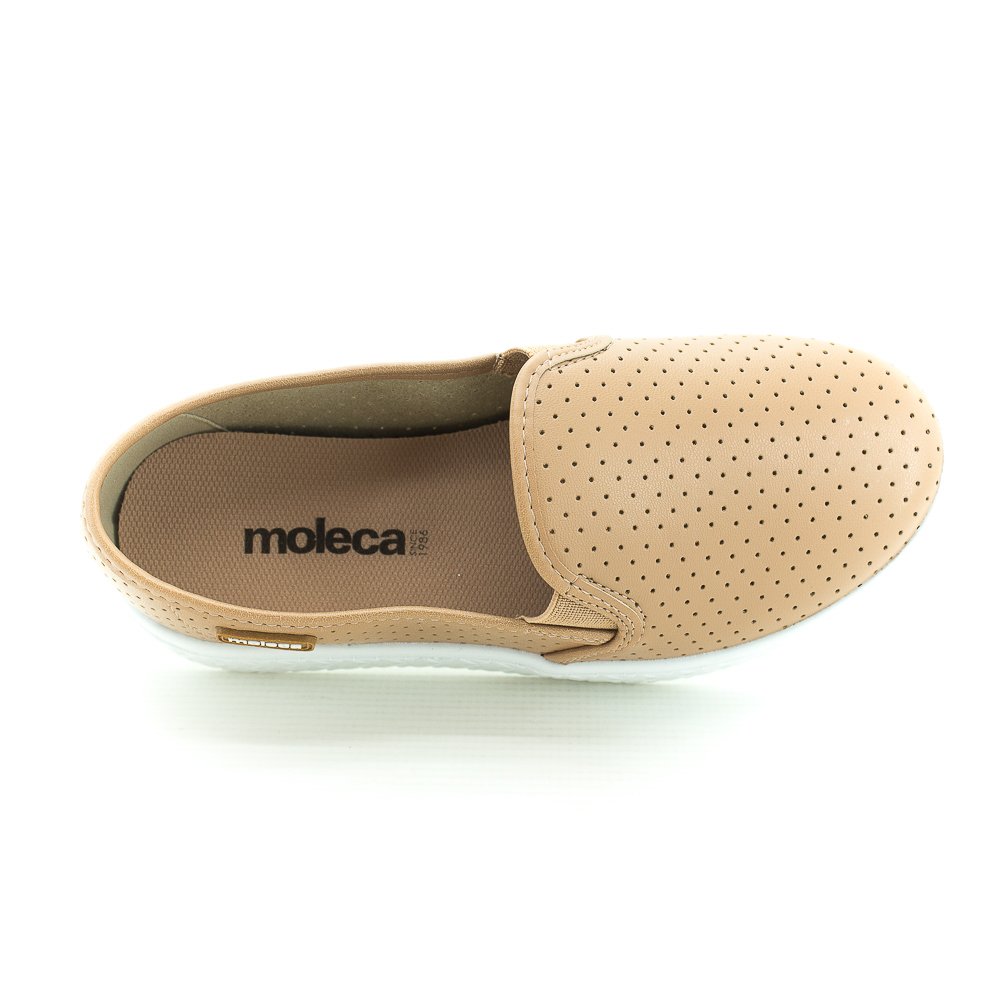 Tênis Feminino Moleca 5712.304 - Nude Bege 5
