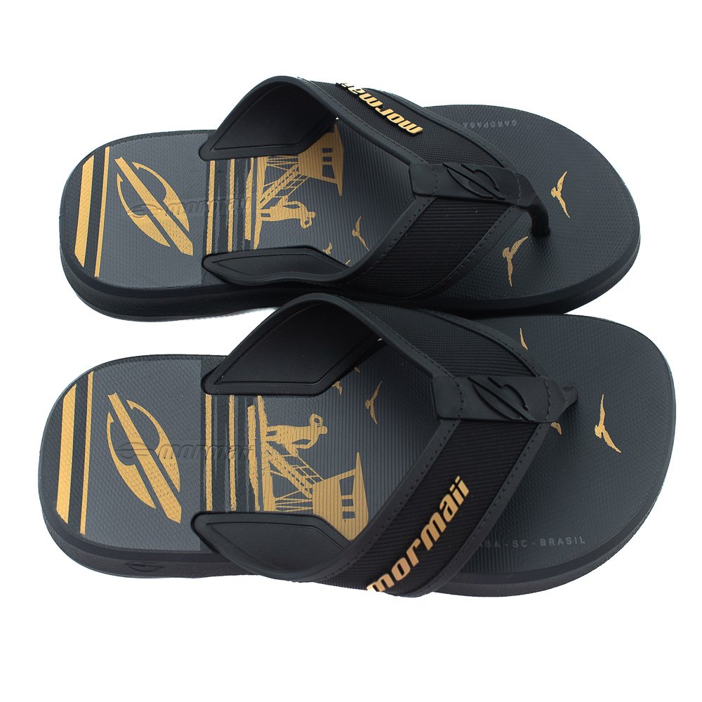 Chinelo Masculino Mormaii Wave Iii - Preto Preto 2