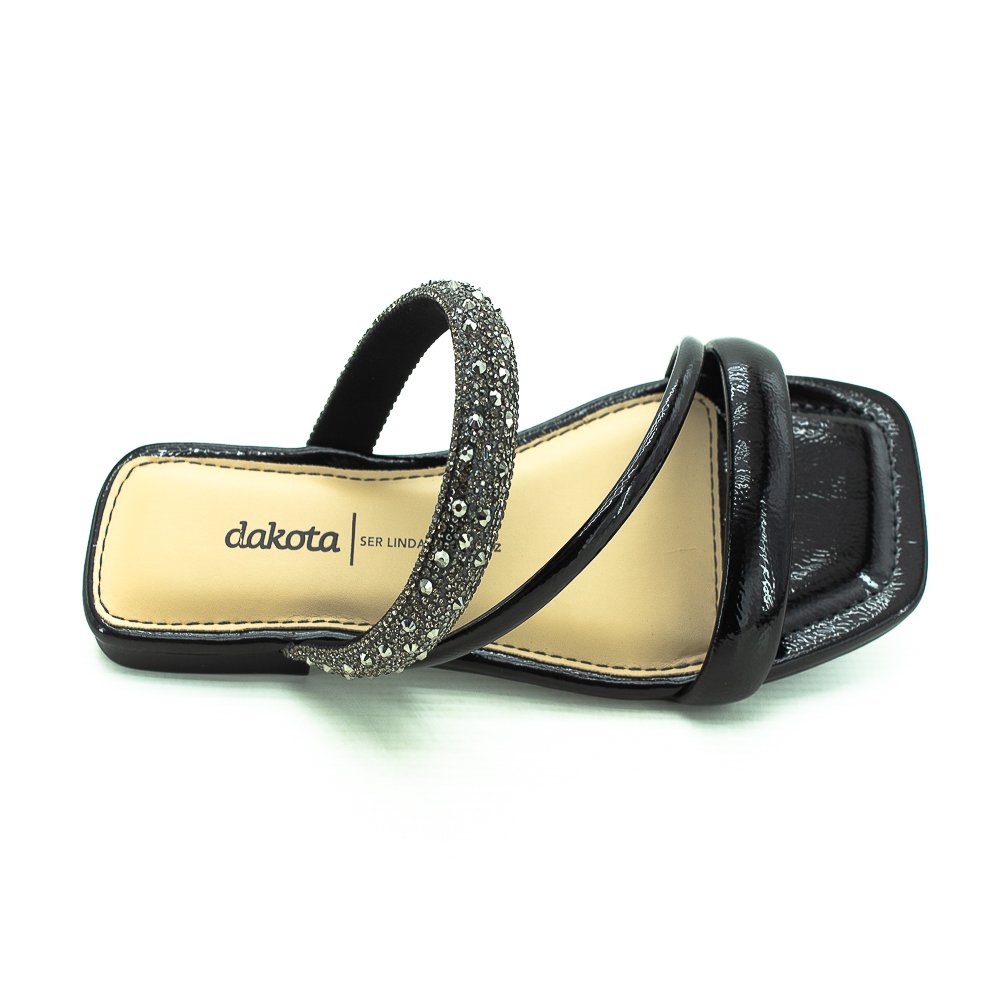 Rasteira Feminino Dakota Y7621 - Preto Preto 5